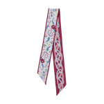 [Saturday Silks] Pi Beta Phi Skinny Scarf - The Pink Pineapple 850