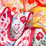 [Saturday Silks] Pi Beta Phi Skinny Scarf - The Pink Pineapple 850