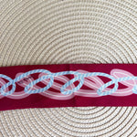 [Saturday Silks] Pi Beta Phi Skinny Scarf - The Pink Pineapple 850
