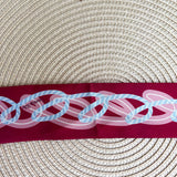[Saturday Silks] Pi Beta Phi Skinny Scarf - The Pink Pineapple 850