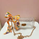 [Saturday Silks] Tennessee Gameday Skinny Scarf - The Pink Pineapple 850