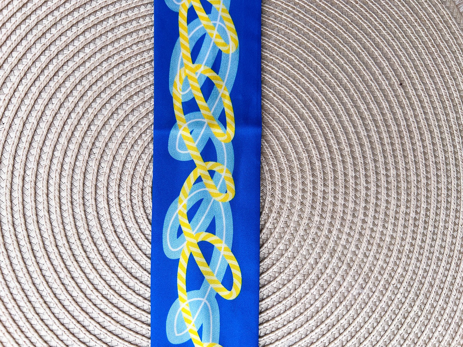 [Saturday Silks] Tri Delta Skinny Scarf - The Pink Pineapple 850