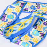 [Saturday Silks] Tri Delta Skinny Scarf - The Pink Pineapple 850