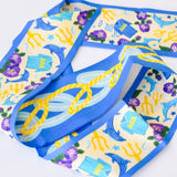 [Saturday Silks] Tri Delta Skinny Scarf - The Pink Pineapple 850