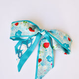 [Saturday Silks] Zeta Tau Alpha Skinny Scarf - The Pink Pineapple 850