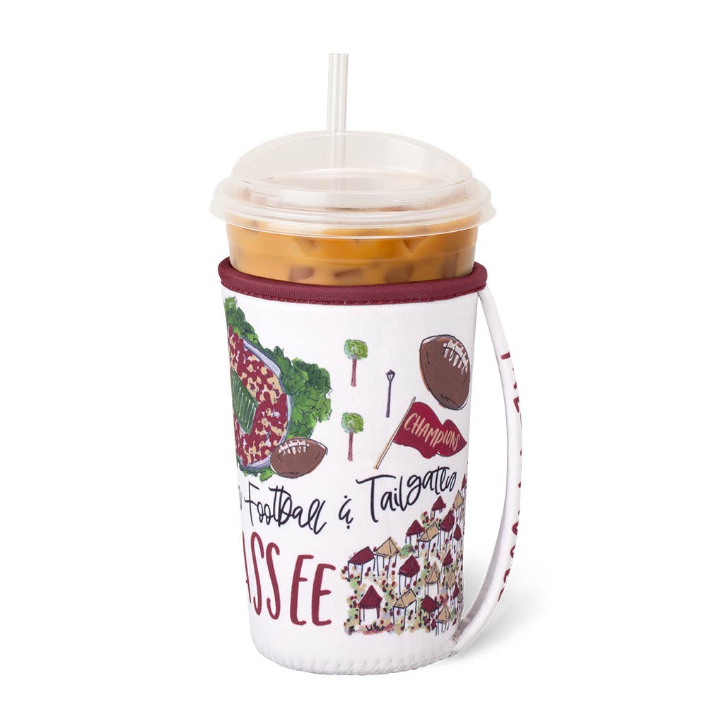Saturdays In Tallahassee Iced Cup Coolie (Medium) - The Pink Pineapple 850