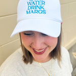 Save Water Drink Margs Embroidered Trucker Cap - The Pink Pineapple 850