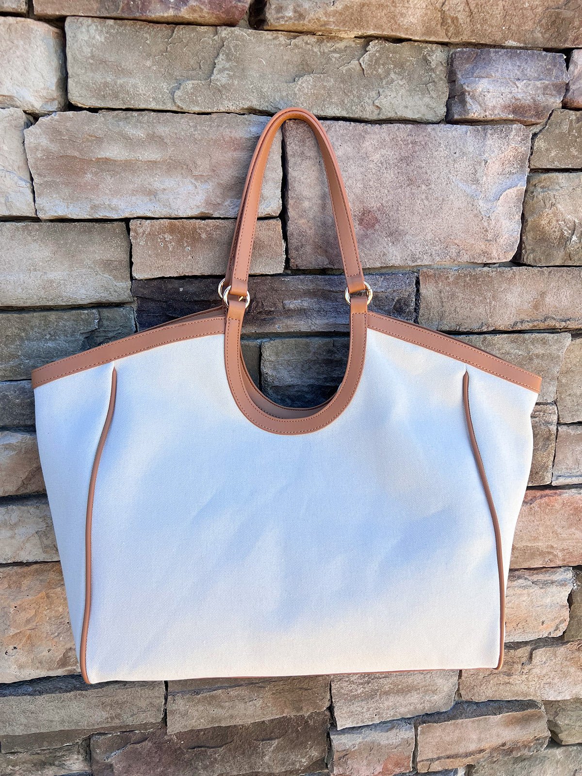 Scala Racer Stripe Tote – Ivory - The Pink Pineapple 850