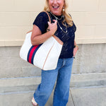 Scala Racer Stripe Tote – Ivory - The Pink Pineapple 850