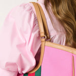 Scala Racer Stripe Tote – Pink - The Pink Pineapple 850