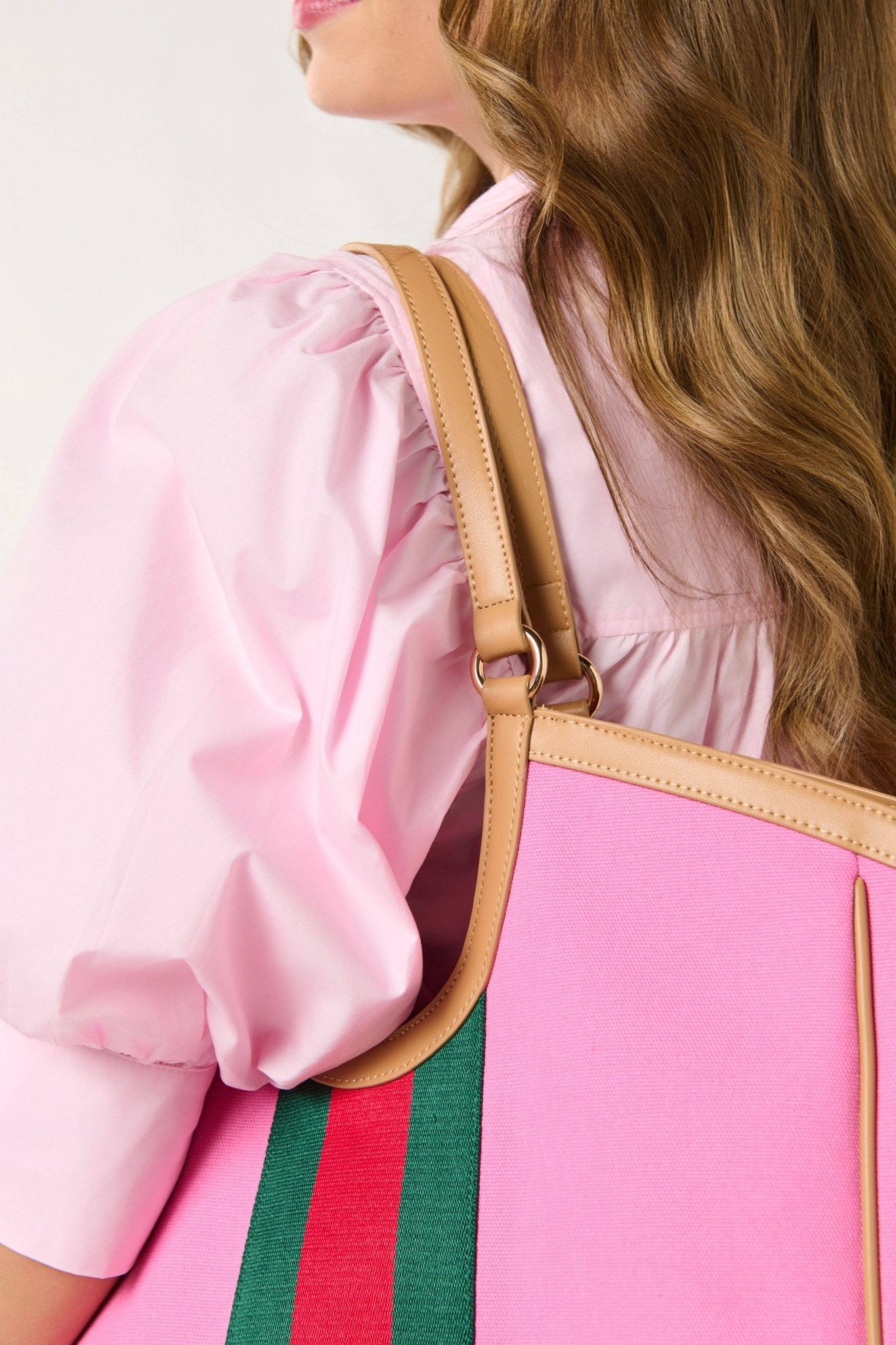Scala Racer Stripe Tote – Pink - The Pink Pineapple 850