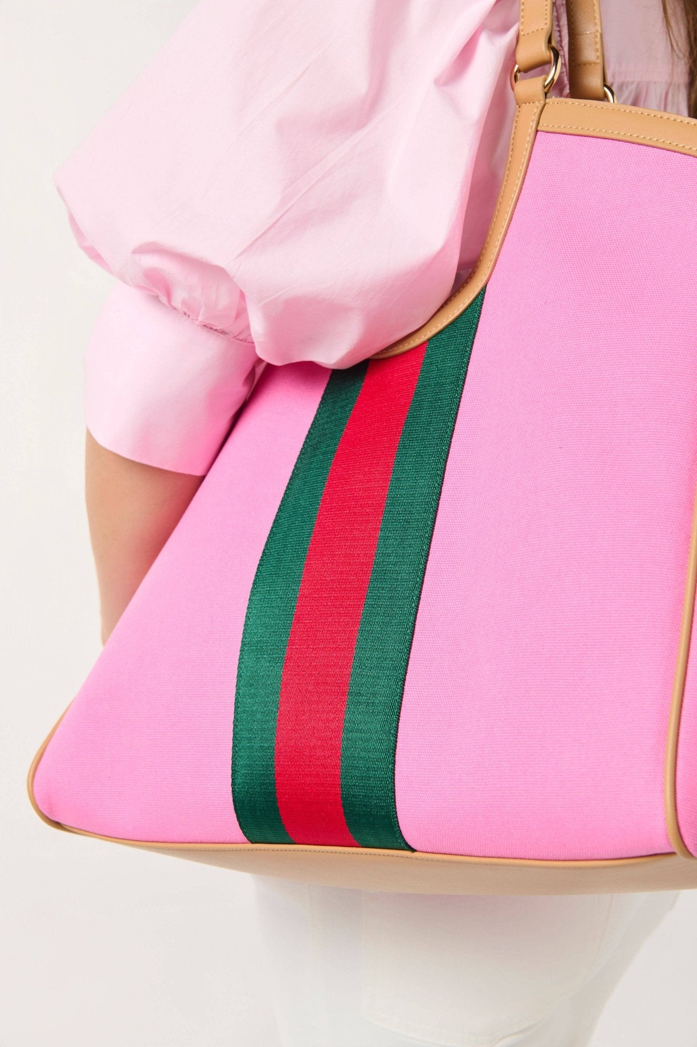 Scala Racer Stripe Tote – Pink - The Pink Pineapple 850