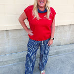 Scarlet Daydream Drop Shoulder Sweater in Red - The Pink Pineapple 850