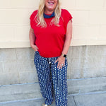 Scarlet Daydream Drop Shoulder Sweater in Red - The Pink Pineapple 850