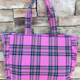 Scottie Ruffle Tote in Pink - The Pink Pineapple 850