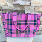 Scottie Ruffle Tote in Pink - The Pink Pineapple 850