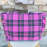Scottie Ruffle Tote in Pink - The Pink Pineapple 850