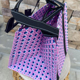 [Scout] Bagette Market Tote in Wisteria Cane - The Pink Pineapple 850