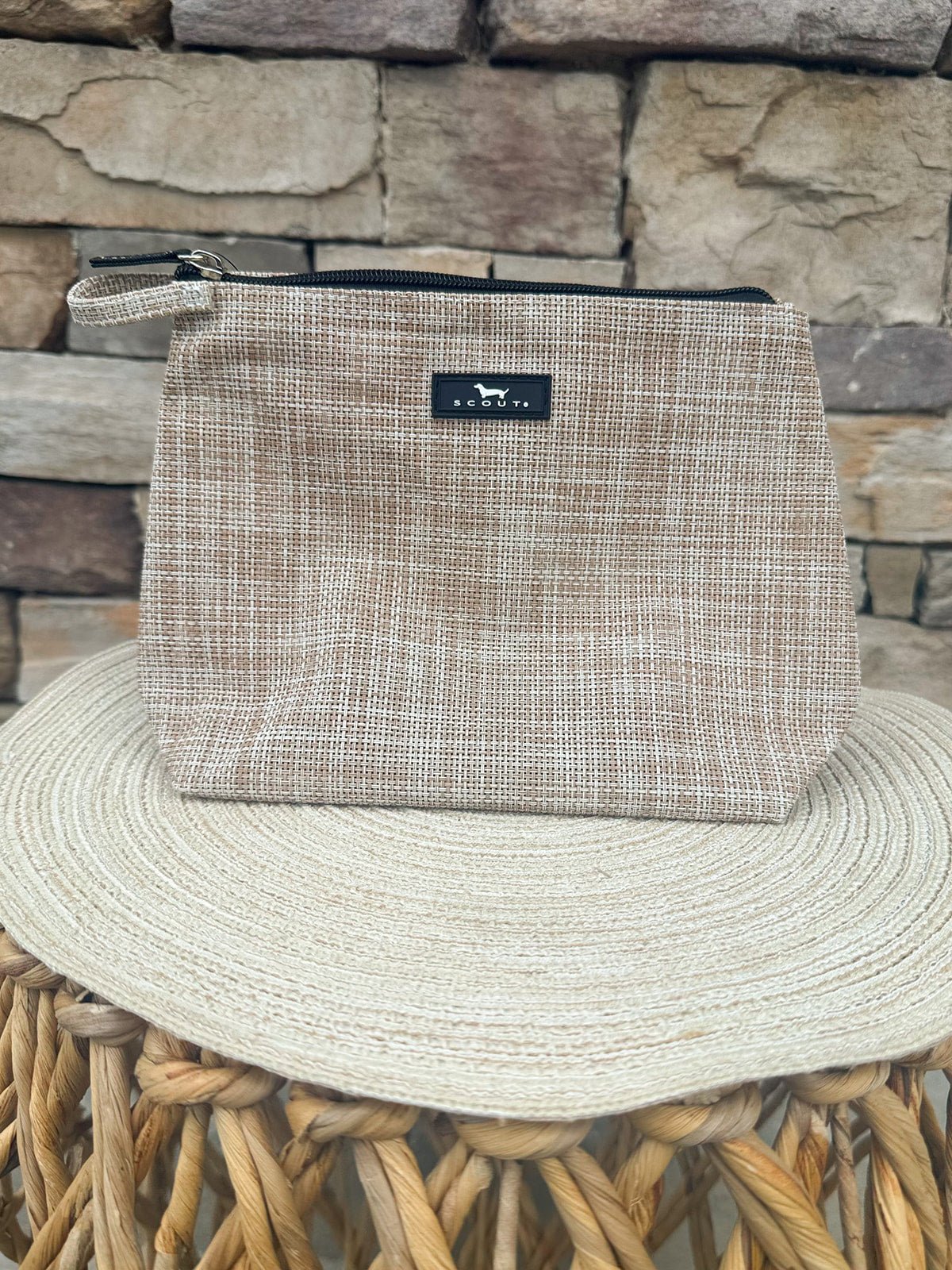 [Scout] Go Getter Pouch in Sand Woven - The Pink Pineapple 850