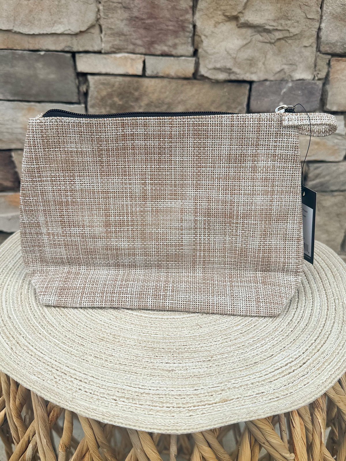[Scout] Go Getter Pouch in Sand Woven - The Pink Pineapple 850