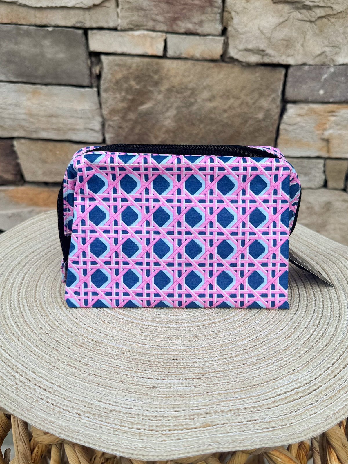 [Scout] Little Mouth Makeup Bag in Wisteria Cane - The Pink Pineapple 850
