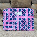 [Scout] Little Mouth Makeup Bag in Wisteria Cane - The Pink Pineapple 850