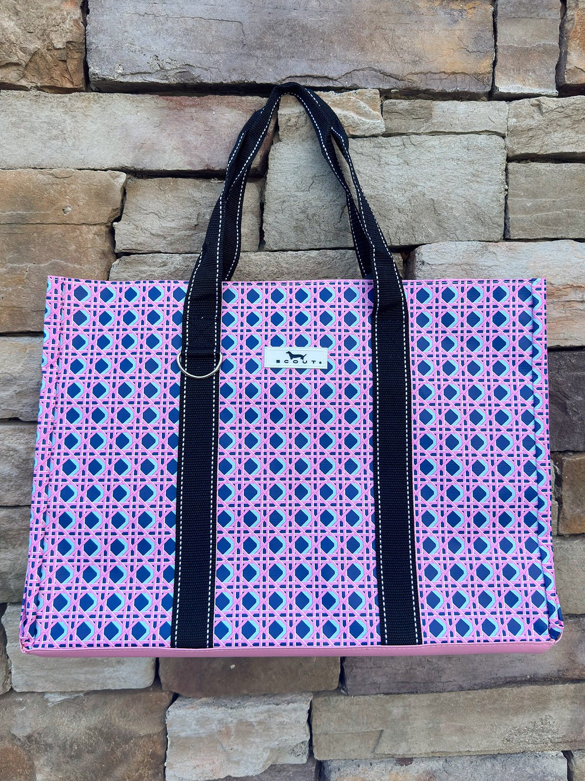 [Scout] Original Deano Large Tote in Wisteria Cane - The Pink Pineapple 850