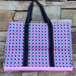 [Scout] Original Deano Large Tote in Wisteria Cane - The Pink Pineapple 850