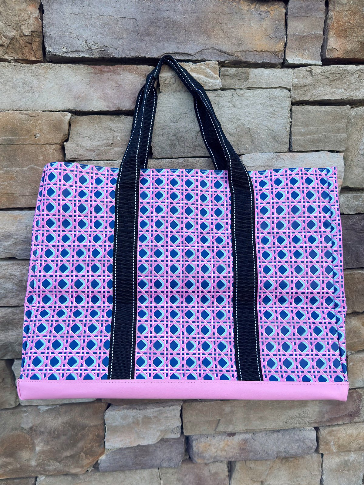 [Scout] Original Deano Large Tote in Wisteria Cane - The Pink Pineapple 850
