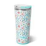 Scrub Life Tumbler 22oz - The Pink Pineapple 850