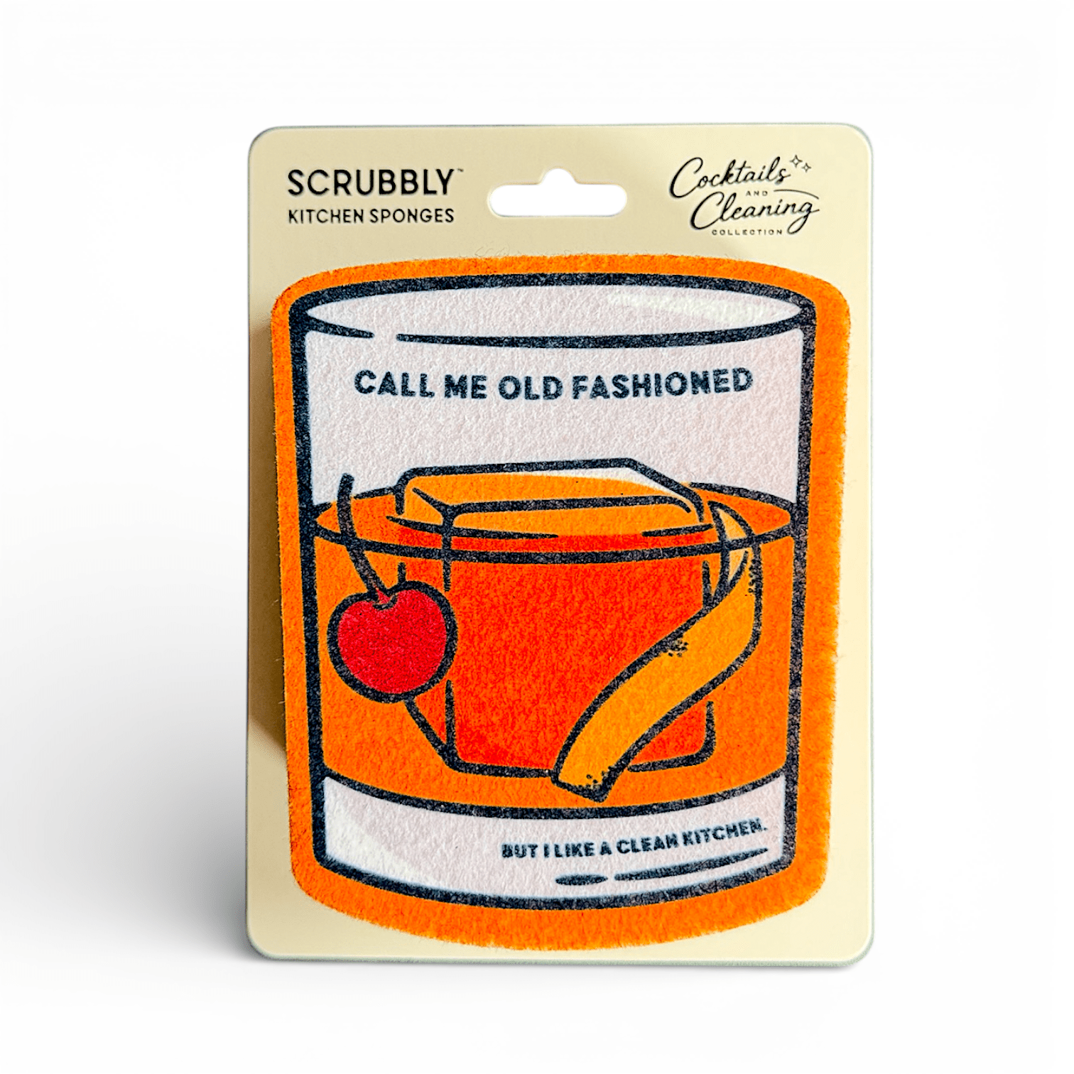 Scrubbly™ Cocktail Sponge - Old Fashioned - The Pink Pineapple 850