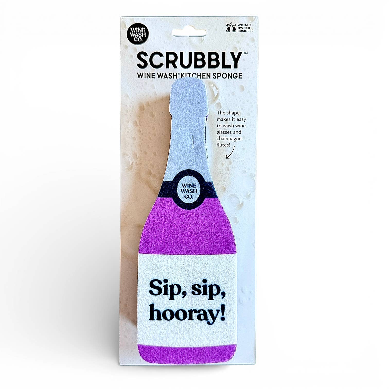 Scrubbly™ Kitchen Sponge: Sip Hooray - The Pink Pineapple 850