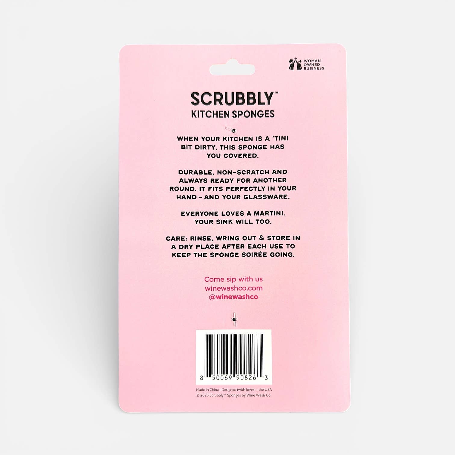 Scrubbly™ Martini Sponge - Cleanie - The Pink Pineapple 850