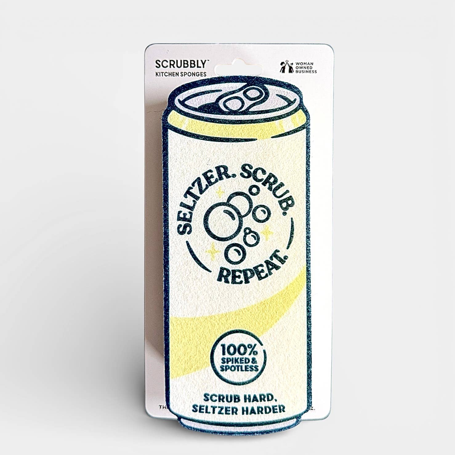 Scrubbly™ Seltzer Sponge - Yellow - The Pink Pineapple 850