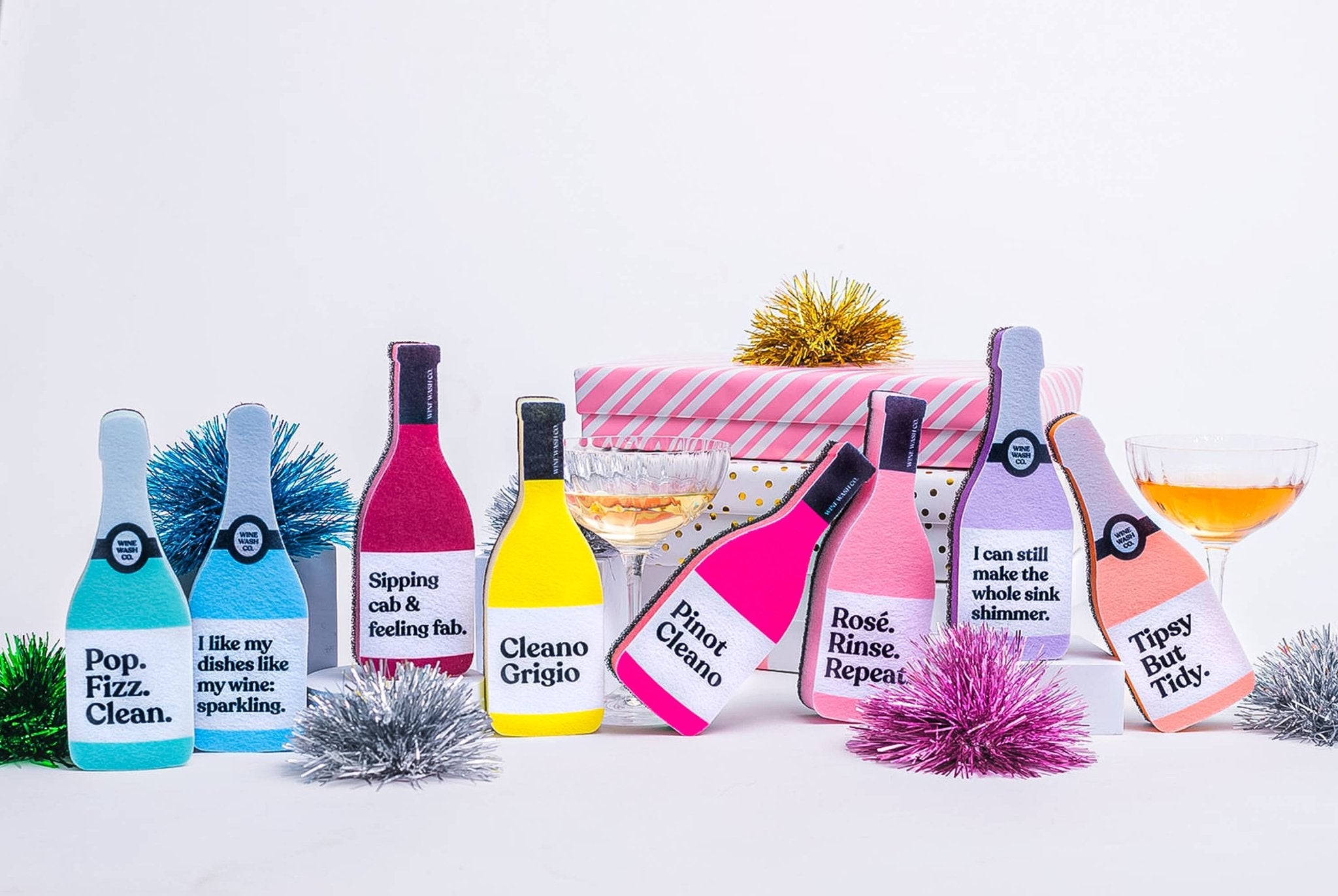 Scrubbly™ Sponge - Wine in A Million - The Pink Pineapple 850