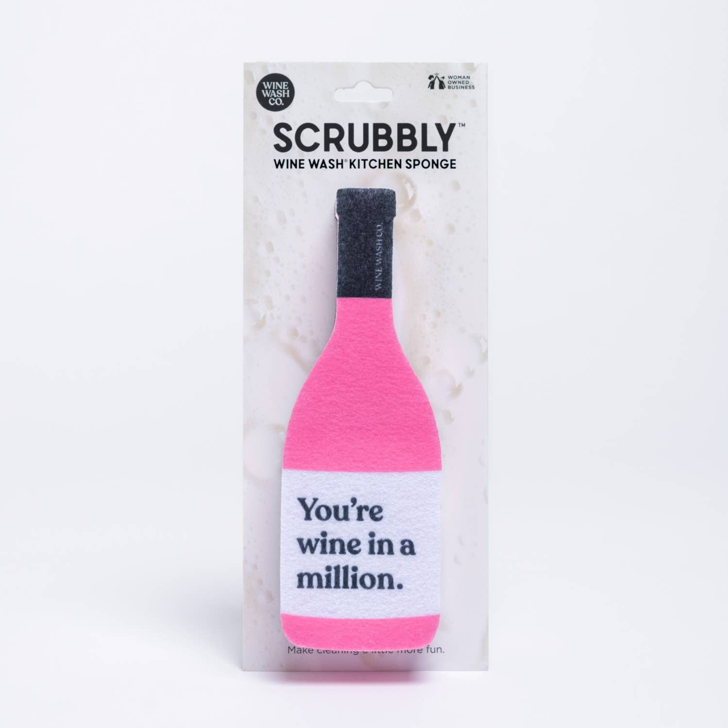 Scrubbly™ Sponge - Wine in A Million - The Pink Pineapple 850