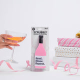 Scrubbly™ Wine Bottle Kitchen Sponge - The Pink Pineapple 850