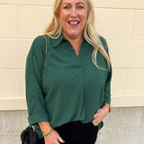 Sea Glass Everyday Blouse - The Pink Pineapple 850