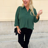 Sea Glass Everyday Blouse - The Pink Pineapple 850