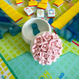 Sea Glass Mahjong Dice - The Pink Pineapple 850