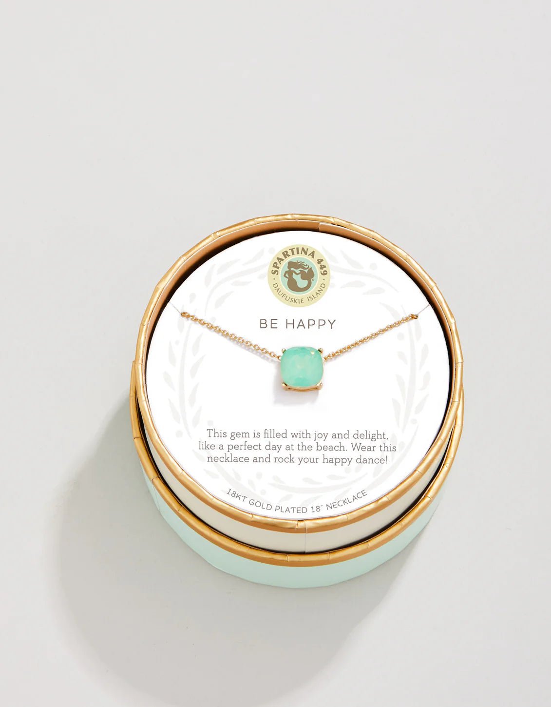 Sea La Vie Necklace – Happy Sea Green Sea Glass - The Pink Pineapple 850