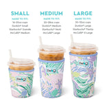 Sea Swirl Iced Cup Coolie (Medium) - The Pink Pineapple 850