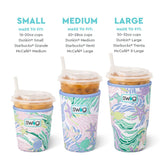 Sea Swirl Iced Cup Coolie (Medium) - The Pink Pineapple 850