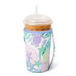 Sea Swirl Iced Cup Coolie (Medium) - The Pink Pineapple 850