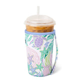 Sea Swirl Iced Cup Coolie (Medium) - The Pink Pineapple 850