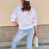 Seabreeze Sheer Knit Pullover - The Pink Pineapple 850