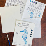 Seahorse Watercolor Kit - The Pink Pineapple 850