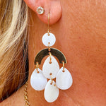 Seashell Soirée Chandelier Earrings - The Pink Pineapple 850