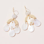 Seashell Soirée Chandelier Earrings - The Pink Pineapple 850