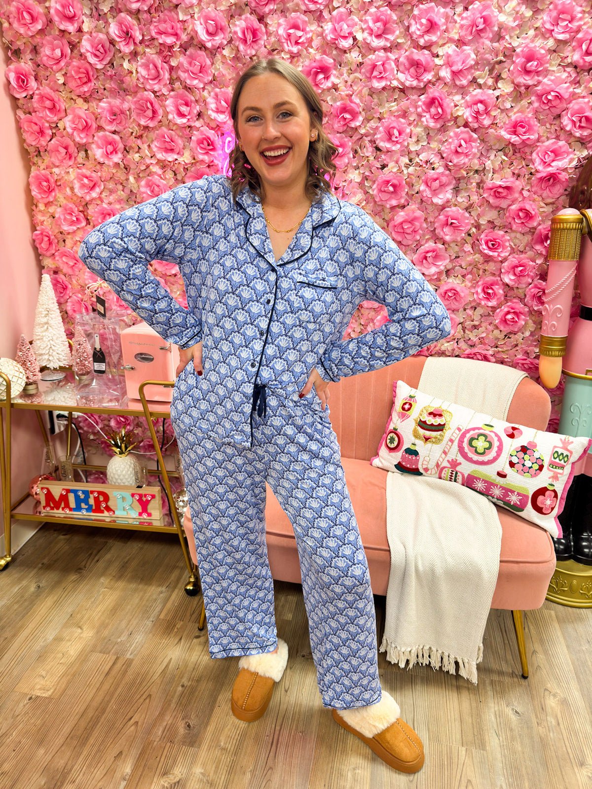 Seaside Bloom Lounge Set - The Pink Pineapple 850